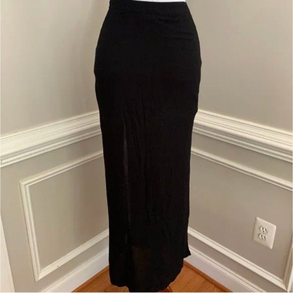 Forever 21 Black Maxi Skirt Size XS - Picture 2 of 8